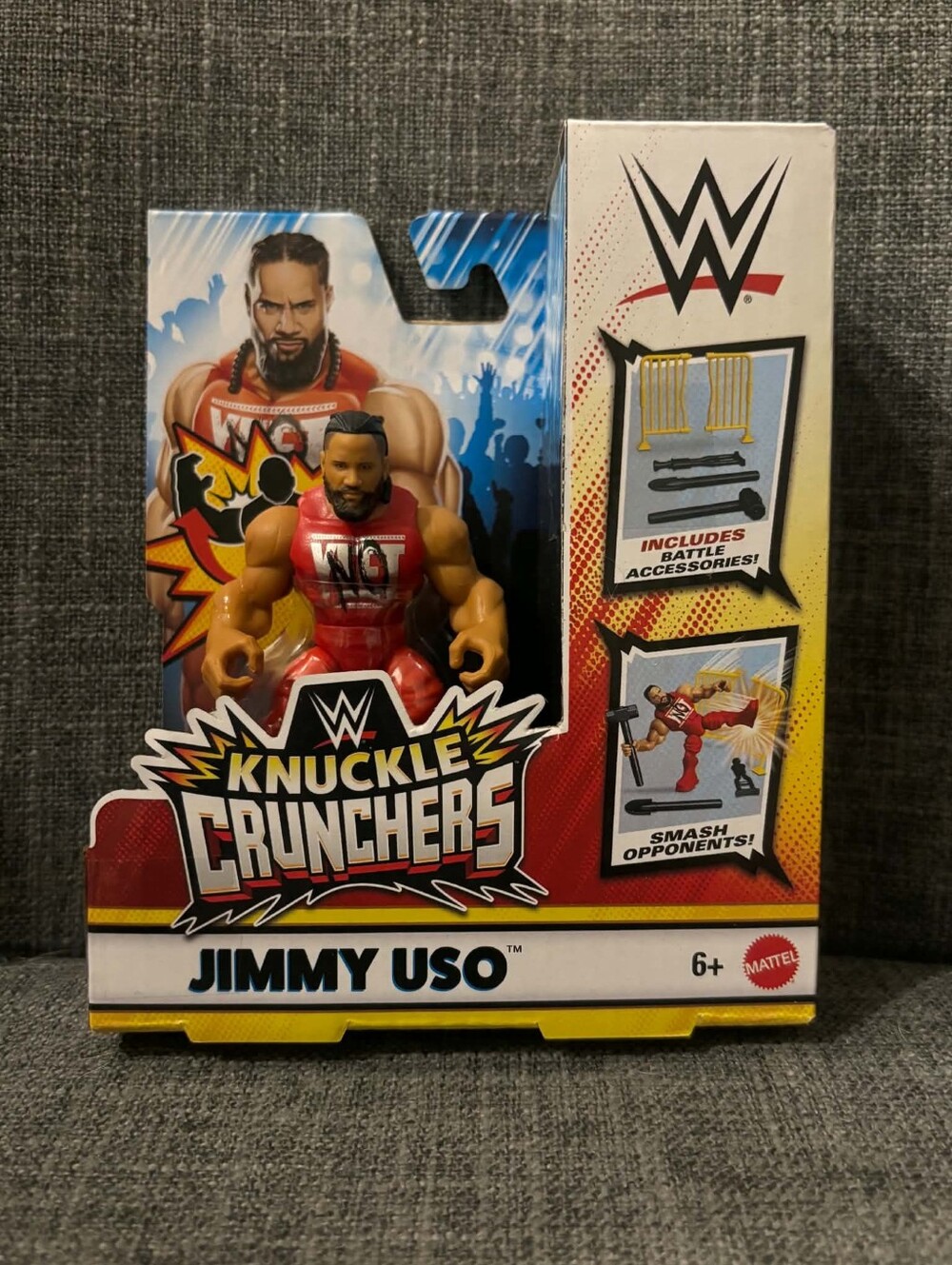 Jimmy Uso WWE Knuckle Crunchers Mini Action Figure New